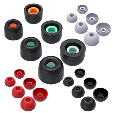Imagem de TENNMAK Pontas De Reposição Espuma Viscoelástica E Silicone Para Fones Ouvido Beats Studio Buds Fit Pro + / Solo, Protetores Auriculares * 12 Pares (Pontas Espuma)