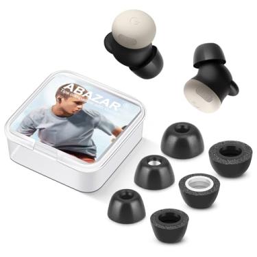 Imagem de botzi Pontas De Espuma Viscoelástica Para Google Pixel Buds Pro 2, Silicone Sem Dor, Reposição Antiderrapantes, Encaixe No Estojo Carregamento, Fones Ouvido Com Redução Ruído, 3 Pares (Tamanhos Vari