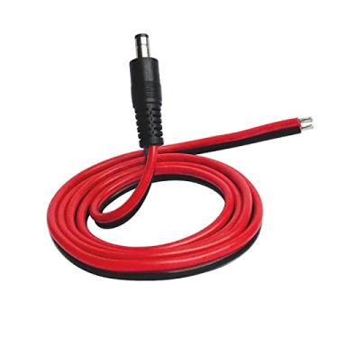 Imagem de LUVMOXE Cabo De Alimentação Cc 14Awg Com Rabicho, Conector Macho 5,5 Mm X 2,1 Para Fio Desencapado, Fonte Aberta, Substituição E Reparo, Iluminação Tiras, Cftv, Monitores, Etc. - 1 M