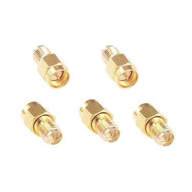 Imagem de RFaha Adaptador Coaxial Rf 5 Peças Sma Macho Para Rpsma Fêmea Antena Wi-Fi (F95-5)
