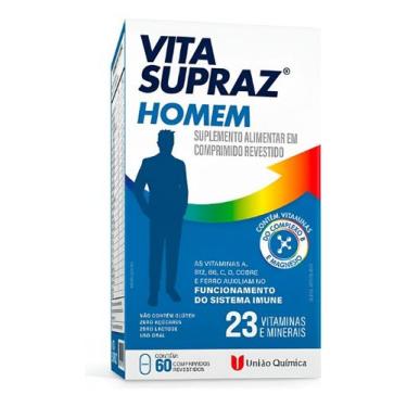 Imagem de Polivitaminico Vita Supraz Homem 60compr - Zero - União Quimica
