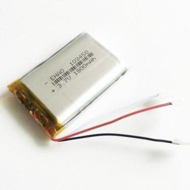 Imagem de Bateria 1800 Mah 3 Fios 3,7v  Grossa  10mm X 34mm X 50mm / - bgb