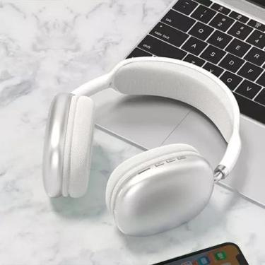 Imagem de Fone de Ouvido Air Max P9 Macaron Bluetooth-Branco