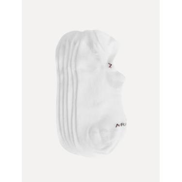 Imagem de Meia Aramis Masculina Invisível Sport Branca Kit 3 Pares, UN