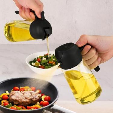Imagem de Porta Azeite Vinagre Galheteiro Borrifador Spray 470Ml Vidro - TOP RIO