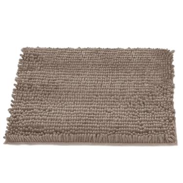 Imagem de Tapete Buettner Microfibra Antiderrapante Chenille Ginko 40cmx60cm Areia