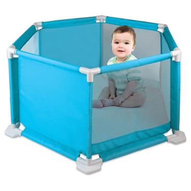 Imagem de Berço Cercado Desmontável Chiqueirinho Portátil Prático Bebê