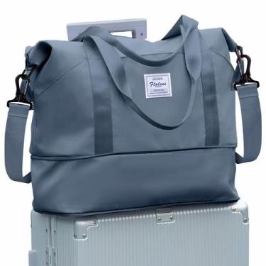 Imagem de Bolsa de viagem WONHOX, bolsa de ginástica impermeável para mulheres, 