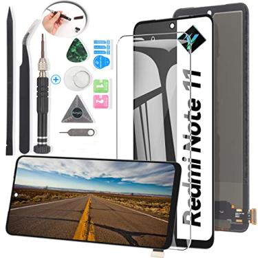 Imagem de YWLRONG Substituição De Tela Para Xiaomi Redmi Note 11 2201117Tg/2201117Ti/2201117Ty/2201117Tl Lcd Touch Display Digitalizador Conjunto Com Kit