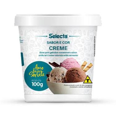 Imagem de Base para Sorvete Algemix Creme Colorida 100g - Selecta