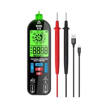 Imagem de Multímetro Digital Recarregável BSIDE Voltímetro NCV Frequência Ohm Di