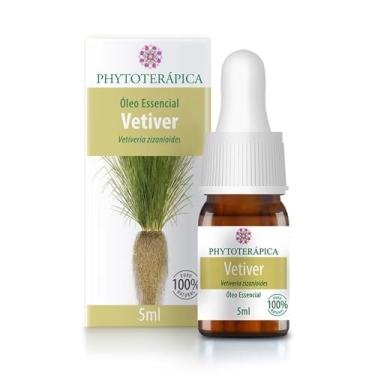 Imagem de Óleo Essencial de Vetiver Phytoterápica 5ml para Difusor e Aromaterapia - Amadeirado, 100% Puro e Natural