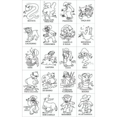 Imagem de CARIMBO FOLCLORE - 20 PC - CX. PAPEL
