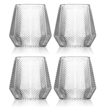 Imagem de BlogBlog Copos de vidro transparente com padrão de diamante, copo de suco doméstico, copo de café, copo de água resistente ao calor (4)