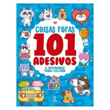 Imagem de 101 Adesivos Atividades E Desenhos Para Colorir Coisas Fofas