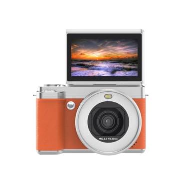 Imagem de Dpofirs Câmera Digital 5K para Fotografia, Câmeras de Vlogging de 80MP, Zoom Digital 18x, Tela de Fank de 180 Graus, Câmera de Vídeo de Foco Automático, para Adolescentes de Viagem para (Marrom)