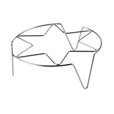 Imagem de AFXGUSD Bandeja para Cozimento a Vapor de Ovos, Suporte para Cesta, Suporte para Grelha de Cozimento de Ovos, Estrela de pé alto