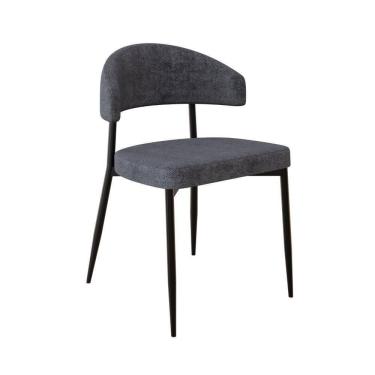 Imagem de Cadeira Bless Fixa C/4 Pés 53 X 55 X 78cm. Lautrec Grafite Lautrec Grafite