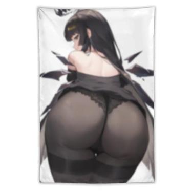 Imagem de LIEGBMEU Sexy Bikini Hot Anime Girl Tapeçaria 101.6 cm x 152.4 cm Interior Exterior Wall Quilt Art Decoração de Tapeçaria Caprichosa, AF221