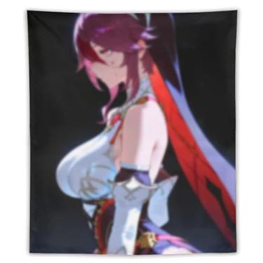 Imagem de LIEGBMEU Sexy Bikini Hot Anime Girl Tapeçaria 127.0 cmx152.4 cm Interior Exterior Wall Quilt Art Decoração de Tapeçaria Caprichosa, AF100