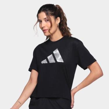 Imagem de Camiseta Adidas Adi365 Feminina, Preto, M