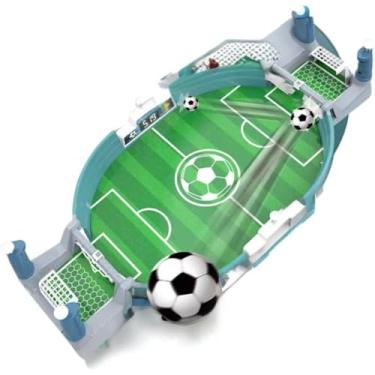 Imagem de Futebol de Mesa Interativo Tabuleiro com Lançador Brinquedo Infantil de Futebol Jogo Portátil com Bolas 52cm