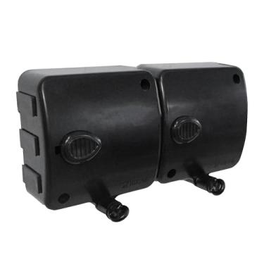 Imagem de Varal Retrátil Automático Stendmax, 2 Módulos com 2 Cordas de 6 metros Cada, Cor Preta, Maxeb.