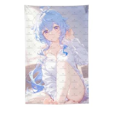 Imagem de LIEGBMEU Sexy Bikini Hot Anime Girl Tapeçaria 152.4 cm x 228.6 cm Interior Exterior Wall Quilt Art Decoração de Tapeçaria Caprichosa, Aa038
