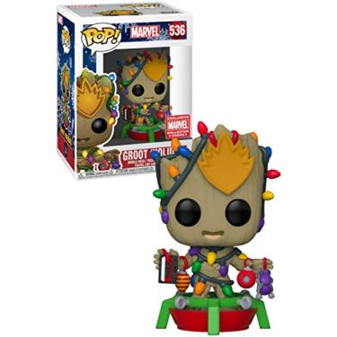 Imagem de Funko Pop Marvel Groot (Holiday) #536 - Marvel Collector Corps