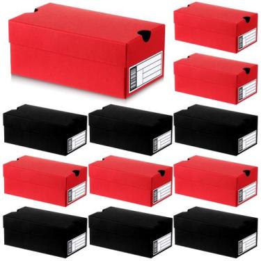 Imagem de Mini caixas de tênis Fullhawl, 12 conjuntos para lembrancinhas