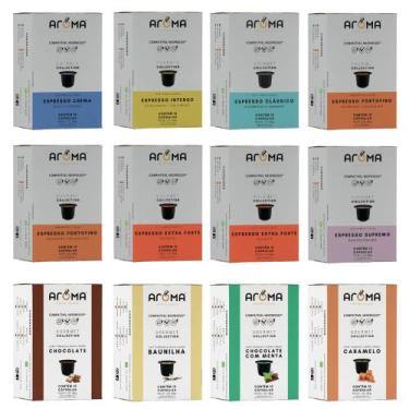 Imagem de 120 Café Gourmet E Aromatizados - Cápsulas Para Nespresso * - Aroma Se