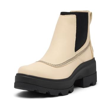 Imagem de Sorel Bota feminina Joan Frwd Chelsea, Cerâmica branqueada/preta, 36