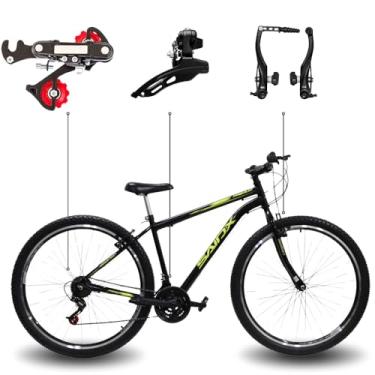 Imagem de Bicicleta Aro 29 Bike Saidx Premium 21 Vel Quadro de Aço Carbono (Amarelo)