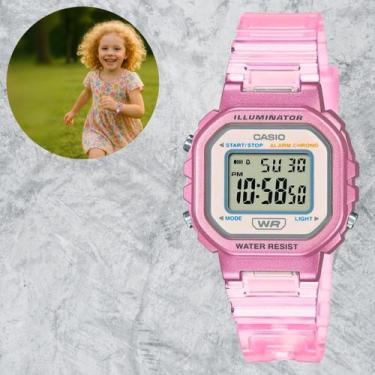 Imagem de Relógio de Pulso Casio Feminino Digital Prova Dágua Pequeno Quadrado E