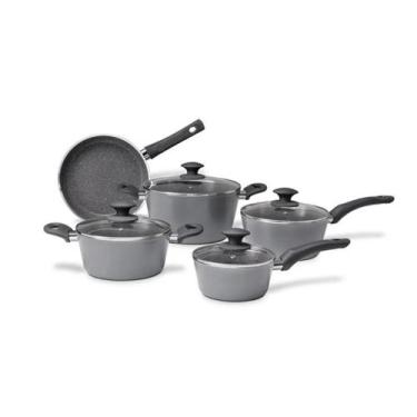 Imagem de Jogo de Panelas Brinox Antiaderente Ceramic Life 5 Peças Optima com In