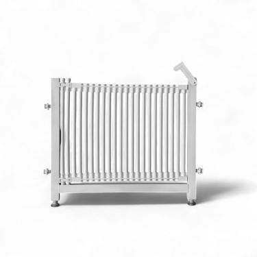 Imagem de Portão de Segurança 80cm Altura para Criança e Pet Ajustável 77cm a 83cm 87cm a 93cm 97cm a 103cm com Manípulo e Ventosas cores Variadas Proteção Forte Sem Furar(Branco, 0,97cm à 1,03cm)