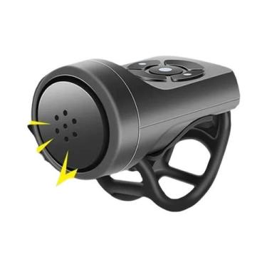 Imagem de Campainha Elétrica À Prova d'Água Com Carregamento USB Para Bicicleta,