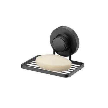Imagem de SABONETEIRA COM VENTOSA REDONDA BLACK