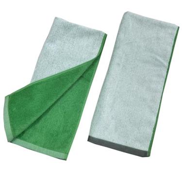 Imagem de Lacomfy Conjunto de 2 peças de toalhas de banho verde escuro toalha de rosto de algodão de luxo para banheiro toalhas de mão macias absorventes para chuveiro, spa, esportes, toalha de banho moderna