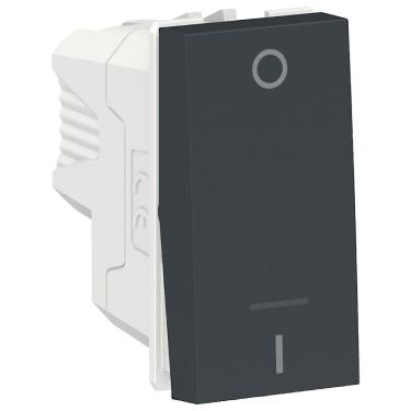 Imagem de Módulo Interruptor Bipolar Simples 10 Amperes 250 Volts Grafite Orion - S70110294 - SCHNEIDER