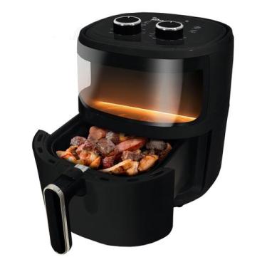 Imagem de Fritadeira Sem Óleo Air Fryer Antiaderente 5 Litros Kian Cor Preto -, 