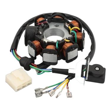 Imagem de WOOSTAR Substituição do estator magnético de 6 fios de 8 bobinas para 4 tempos CG CB 150cc 200cc 250cc 165FMM 166FMM Motor TTR250 Dirt Pit Bike Motorcycle