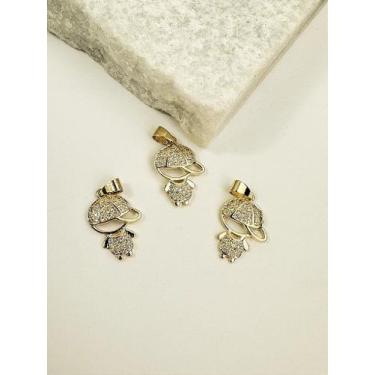 Imagem de Pingente Menino Banhado a Ouro 18k - 01 Unidade - no-brand