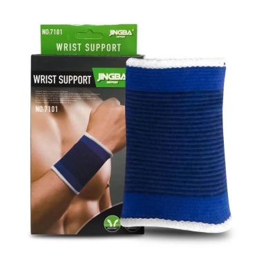 Imagem de Munhequeira Ajustável Para Jogadores Futsal Tennis Proteção De Tendinite Ajustável