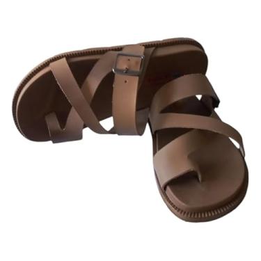 Imagem de CHINELO BABUCHE BIRKEN DE COURO FEMININO COMFORT LA HOYA (CASTANHO, BR, Adulto, Numérico, M, 35)