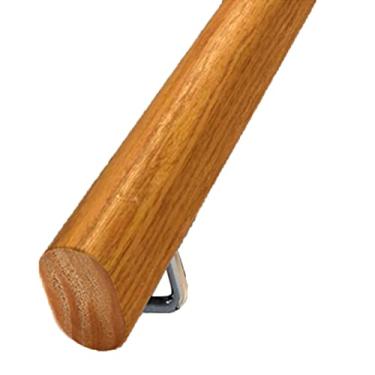 Imagem de Corrimão de escada de madeira para vaso sanitário - kit completo corrimão antiderrapante para escadas internas e externas barra de apoio para idosos montado na parede corredor de jardim doméstico 80