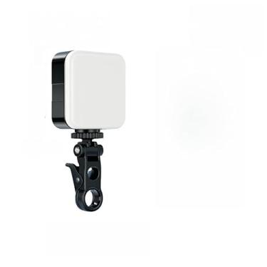 Imagem de Luz De Preenchimento LED RGB Portátil Recarregável com Clip Iluminador Suave Profissional para Câmera e Celular