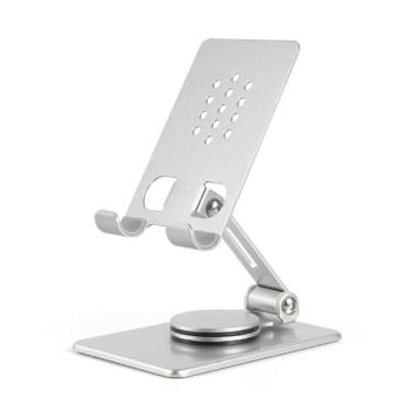 Imagem de Suporte para ventilador para laptop, radiador de mesa, liga de alumínio, suspensão, dobrável, suporte para placa (branco-fruta pêssego 5, pequeno) (pêssego de fruta branca 5)