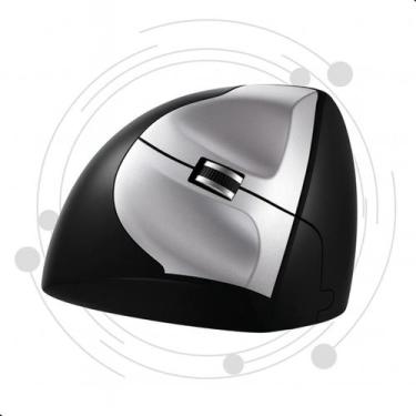 Imagem de Mouse Ergonômico Com Fio Vertical Conforto 3 Botões 1600 Dpi Cor Preto