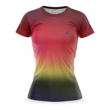 Imagem de Lusa Academia Feminina Fitness Camiseta Treino Funcional - Efect, Verm